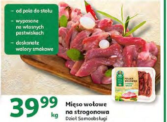 Auchan Mięso wołowe na strogonowa Auchan Pewni Dobrego oferta