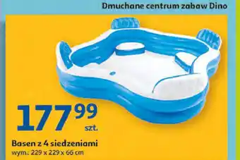 Auchan Basen z miejscami do siedzenia 229 x 66 cm oferta