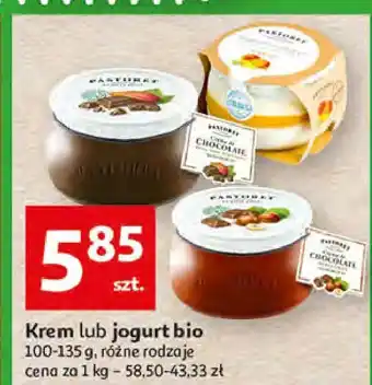 Auchan Krem czekoladowy bio Pastoret oferta