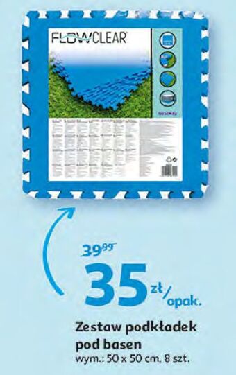 Auchan Podkładka pod basen 50 x cm Flowclear oferta