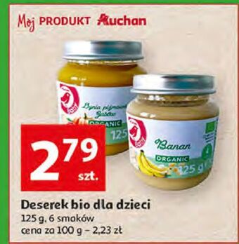 Auchan Dynia piżmowa i jabłko Auchan Baby oferta
