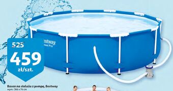 Auchan Basen stelażowy wym. 366 x 76 cm z pompą Bestway oferta