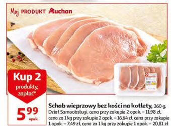Auchan Schab wieprzowy bez kości Auchan oferta