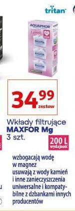 Auchan Wkład filtrujący b25 maxfor mg2+ Aquaphor oferta