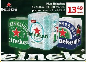 Auchan Piwo Heineken Silver oferta