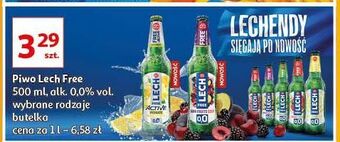 Auchan Piwo Lech Free Limonka Z Miętą oferta