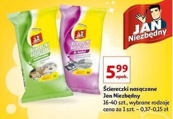 Auchan Ściereczki nasączone uniwersalne Jan Niezbędny oferta