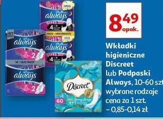 Auchan Podpaski night Always Platinum oferta