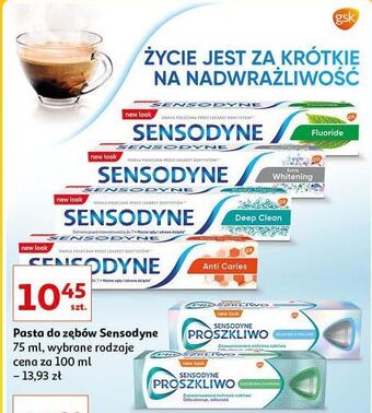 Auchan Pasta do zębów Sensodyne Pro Szkliwo Delikatne Wybielanie oferta