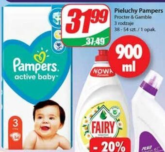 Dino Pieluszki dla dzieci maxi Pampers Active Baby oferta