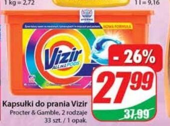 Dino Kapsułki do prania kolorów Vizir All In One Pods oferta