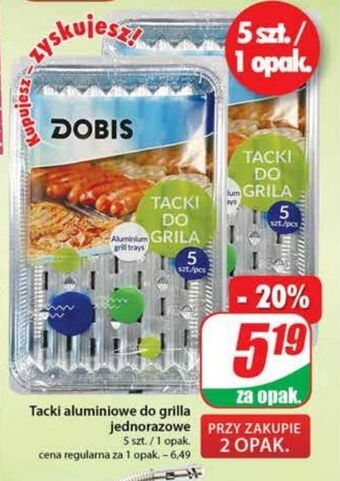 Dino Tacki aluminiowe do grilla Dobis oferta