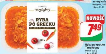 Dino Ryba po grecku w sosie pomidorowym Pomorski Targ Rybny oferta