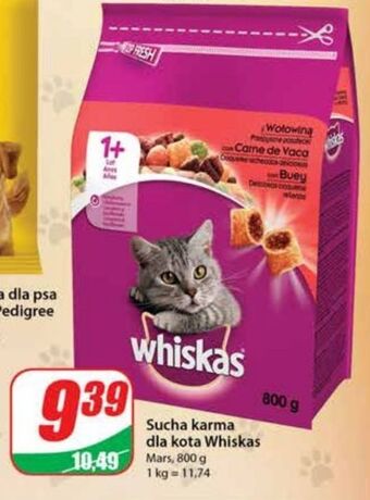 Dino Karma dla kota z wołowiną Whiskas oferta