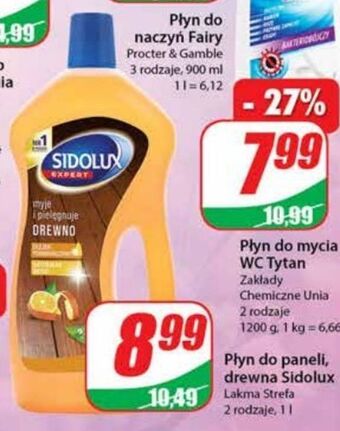 Dino Płyn do mycia drewna Sidolux Expert oferta