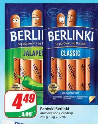 Dino Parówki classic Morliny Berlinki oferta