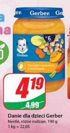 Dino Obiadek kurczak w potrawce z jarzynkami Gerber oferta