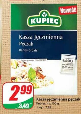 Dino Kasza jęczmienna pęczak Kupiec oferta