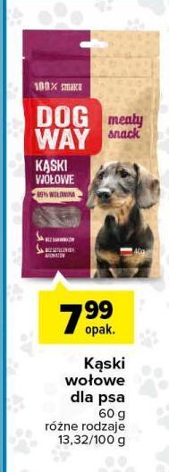 Carrefour Przysmak dla psa kotleciki wołowe Dogway oferta