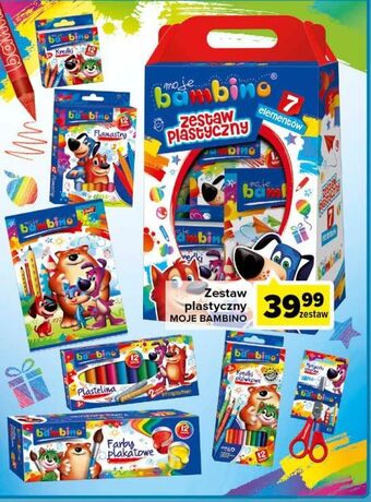 Carrefour Zestaw plastyczny Moje Bambino oferta