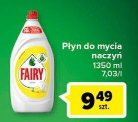 Carrefour Płyn do mycia naczyń lemon Fairy oferta