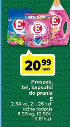 Carrefour Kapusłki do prania aromatherapy E Power Caps oferta