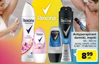 Carrefour Antyperspirant Rexona Men Cobalt Dry oferta