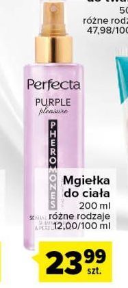 Carrefour Mgiełka rozświetlająca purple pleasure Perfecta Pheromones Active oferta
