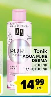 Carrefour Tonik kojący Aa Pure Derma oferta