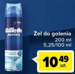 Carrefour Żel do golenia sensitive cool Gillette Series oferta