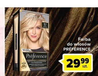 Carrefour Farba do włosów 9.1 L'oreal Preference oferta