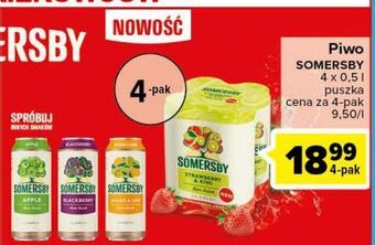 Carrefour Piwo Somersby Strawberry & Kiwi oferta