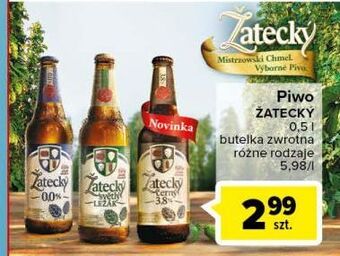Carrefour Piwo Zatecky Cerny oferta