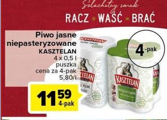 Carrefour Piwo Kasztelan Jasne Pełne oferta