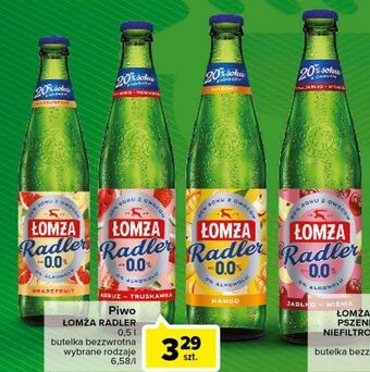 Carrefour Piwo Łomża Radler 0.0% Jabłko-Wiśnia oferta