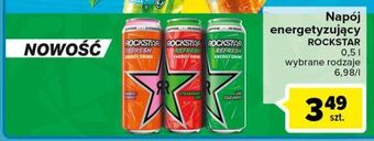 Carrefour Napój energetyczny lime-cucumber Rockstar Energy Drink oferta