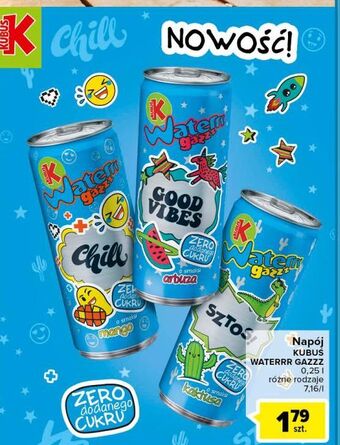 Carrefour Woda jabłko-mango-cytryna Kubuś Waterrr oferta