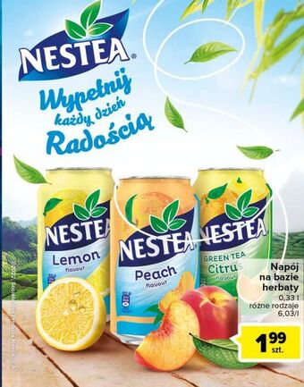 Carrefour Herbata mrożona peach Nestea oferta