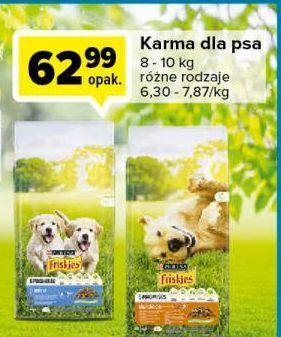 Carrefour Karma dla psa junior z kurczakiem i marchewką w sosie Friskies Vitafit oferta