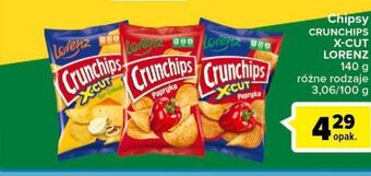 Carrefour Chipsy ser-cebula Crunchips X-Cut oferta