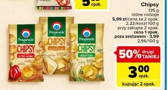 Carrefour Chipsy o smaku wiejskiego masła z solą Przysnacki oferta