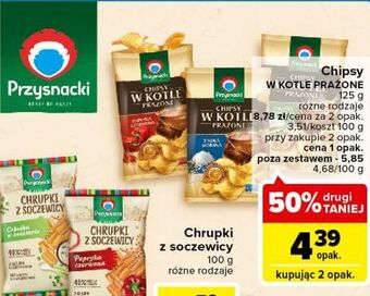 Carrefour Chipsy w kotle prażone papryka czerwona Przysnacki oferta