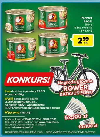 Carrefour Pasztet z pieczarkami Profi Wielkopolski oferta