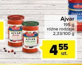 Carrefour Pasta ajvar ostry Podravka oferta