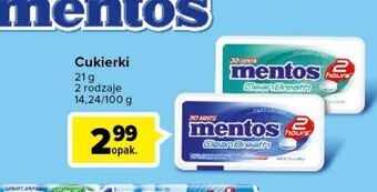 Carrefour Dropsy spearmint Mentos Clean Breath oferta