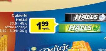 Carrefour Drops extra strong Halls oferta