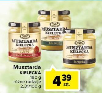 Carrefour Musztarda kielecka kremska Społem Kielce oferta