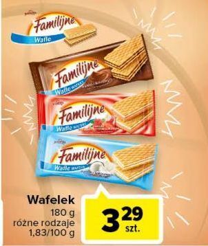 Carrefour Wafle kokosowe Jutrzenka Familijne oferta