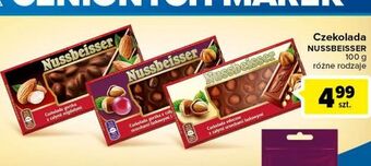 Carrefour Czekolada mleczna z całymi orzechami Alpen Gold Nussbeisser oferta