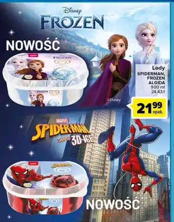 Carrefour Lody frozen Algida oferta